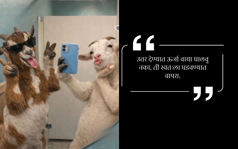 Ignore टोमणे मारणे मराठी,