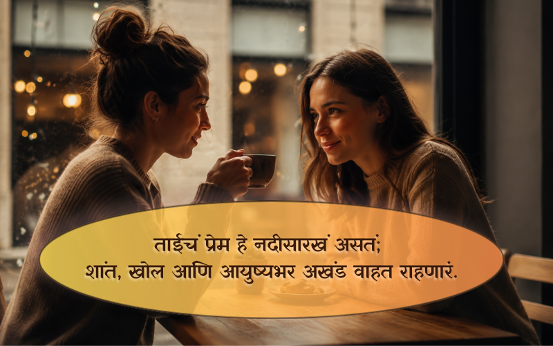 Heart Touching Emotional Sister Quotes in Marathi