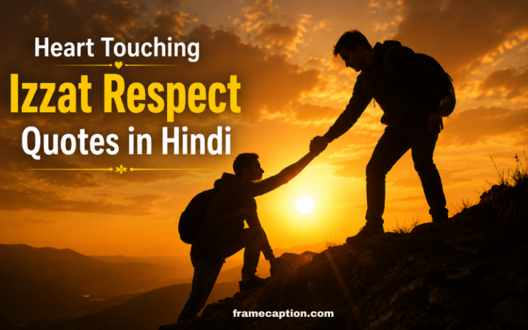 50+ Best Heart Touching Izzat Respect Quotes in Hindi | दिल छू लेने वाले Quotes – Frame Caption
