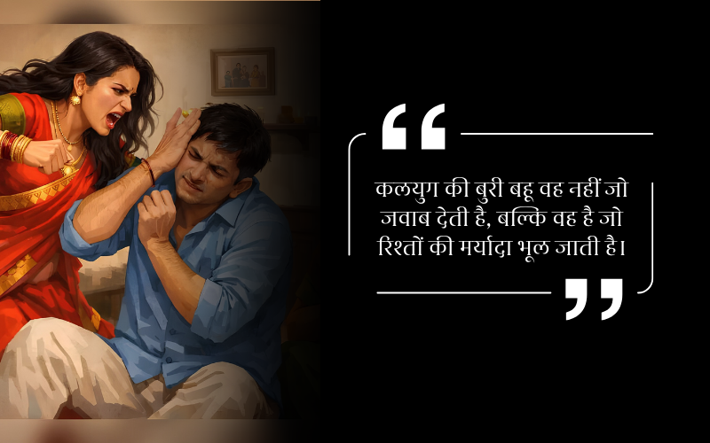 Kalyug Bad Bahu Quotes in Hindi