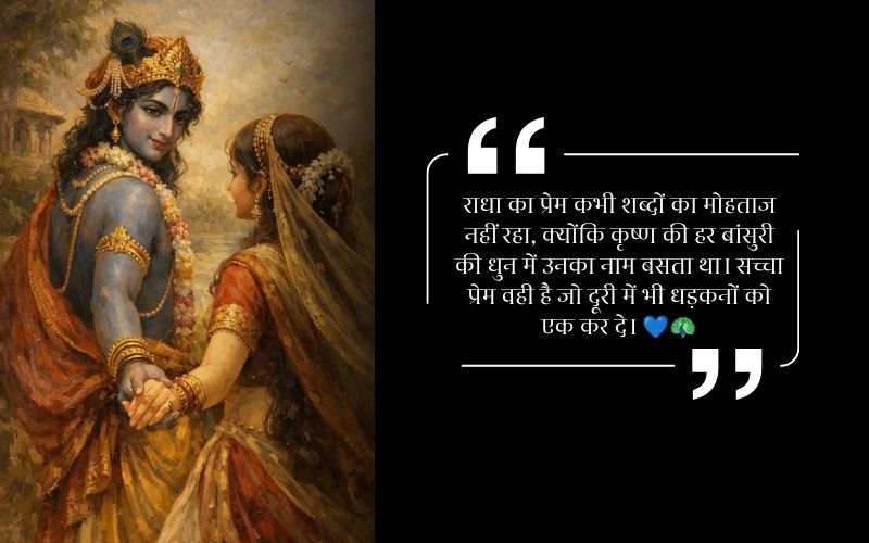 Emotional Radha Krishna Quotes in Hindi