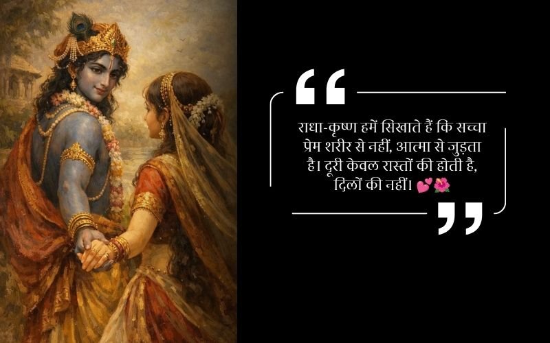 Emotional Radha Krishna Quotes in Hindi