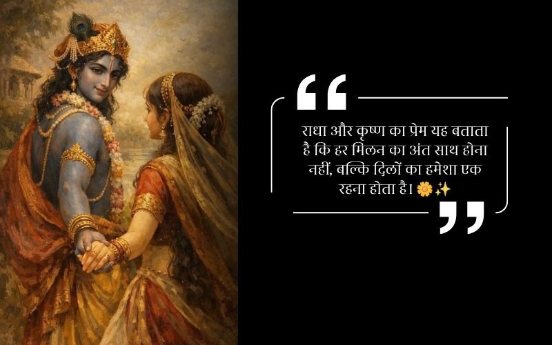 Emotional Radha Krishna Quotes in Hindi