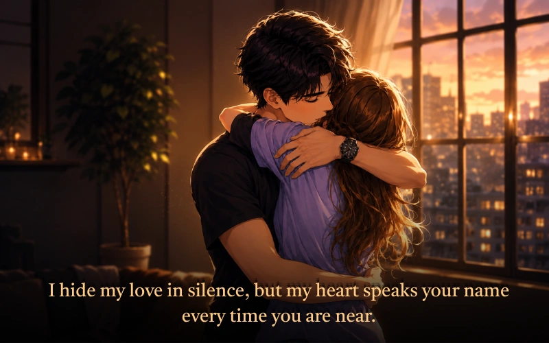 Unexpressed Hidden Love Quotes