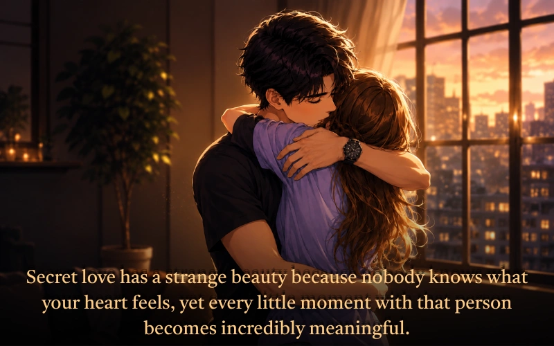 Unexpressed Hidden Love Quotes