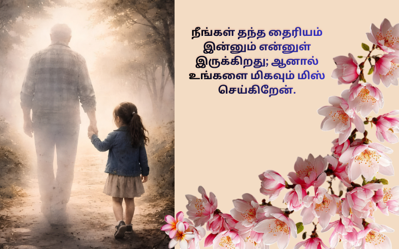 Feeling Miss U Appa Quotes in Tamil 