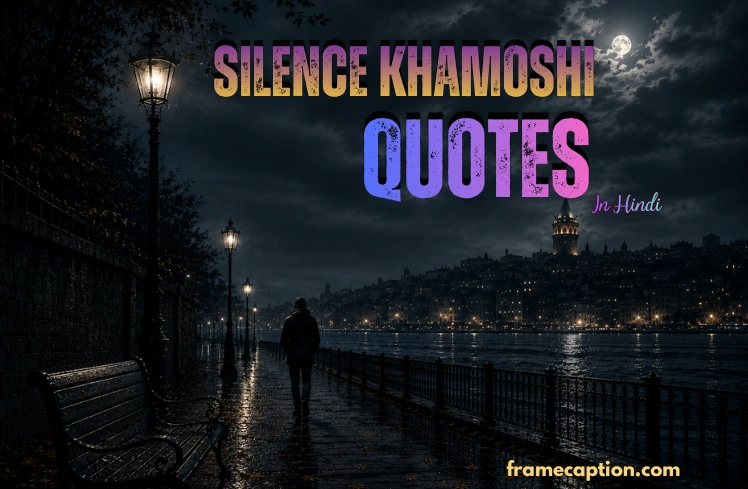 120+ Best Silence Khamoshi Quotes In Hindi | Frame Caption 120+ Best Silence Khamoshi Quotes In Hindi | Frame Caption