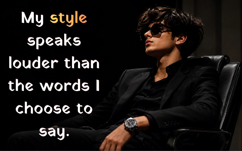 Stylish Attitude Caption For Boy