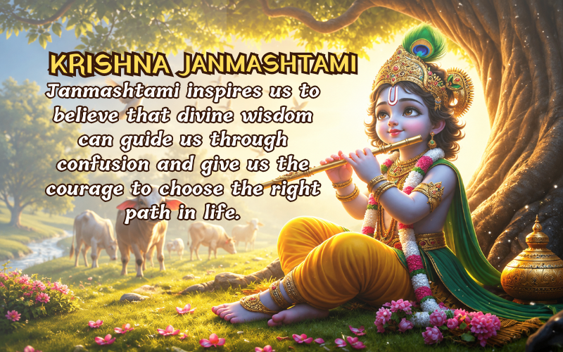 Inspirational Janmashtami Quotes In English