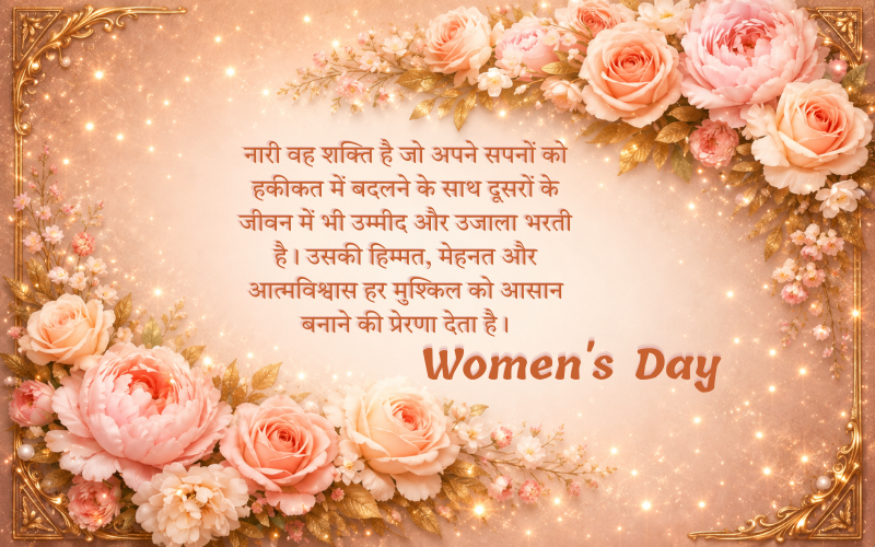 Inspirational Women's Day Quotes In Hindi
