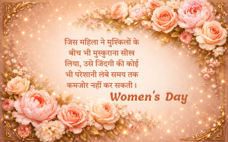 Inspirational Women's Day Quotes In Hindi