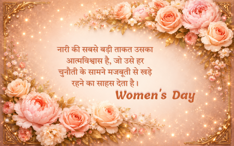 Inspirational Women's Day Quotes In Hindi