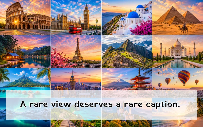 Unique Travel Captions For Instagram