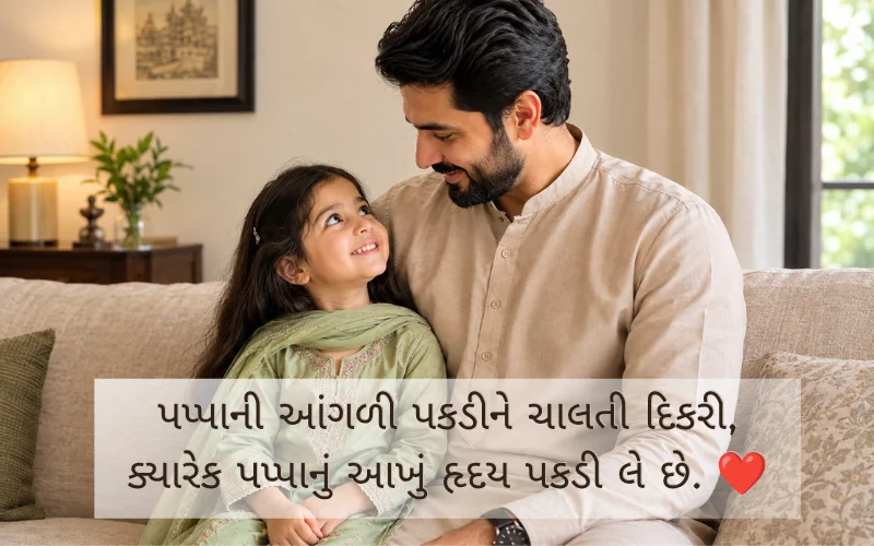 Papa Dikri Quotes In Gujarati