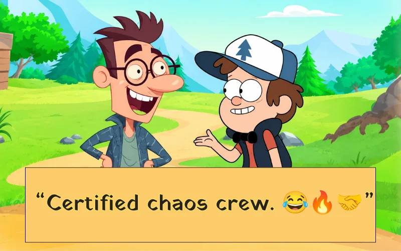 Short Funny Captions For Friends