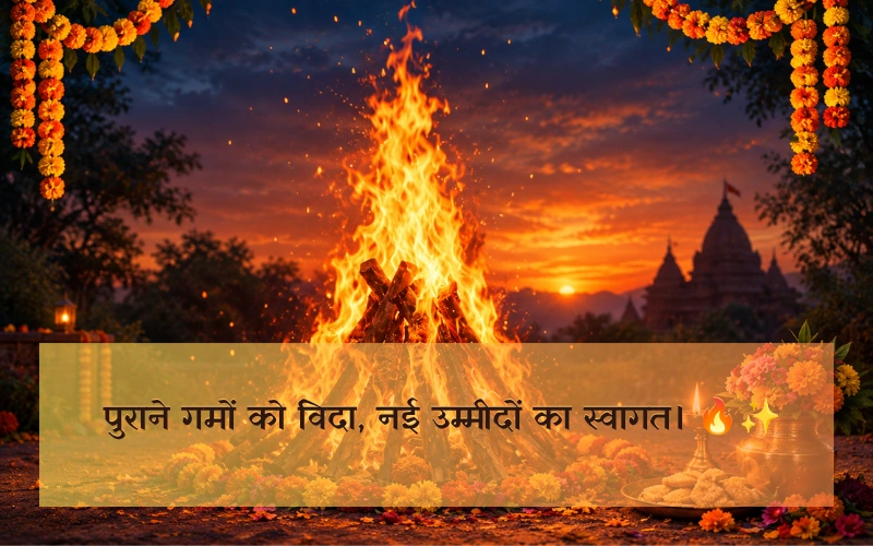 Holika Dahan Caption In Hindi