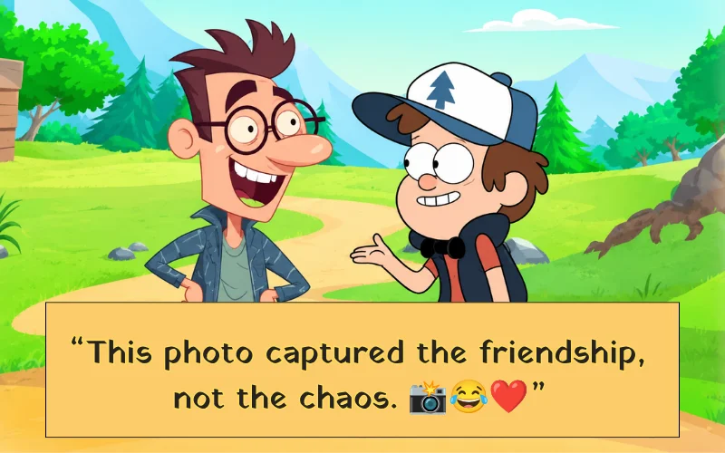 Funny Captions For Friends Photo