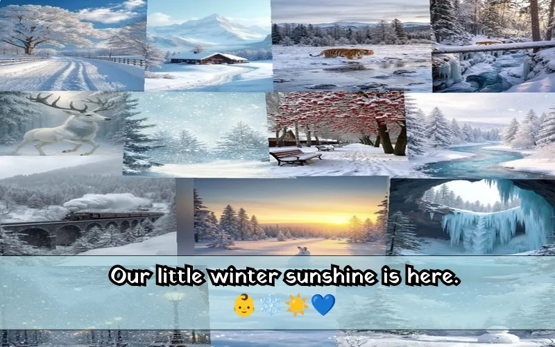 Winter Captions For Baby Boy