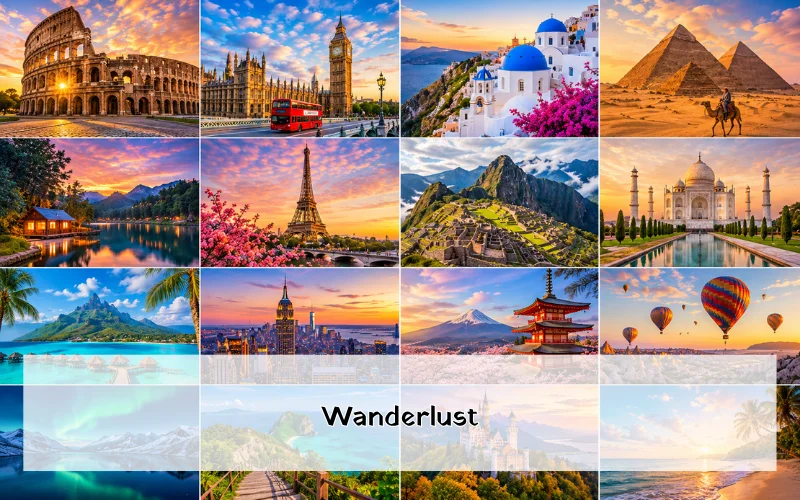 Unique Travel Captions One Word