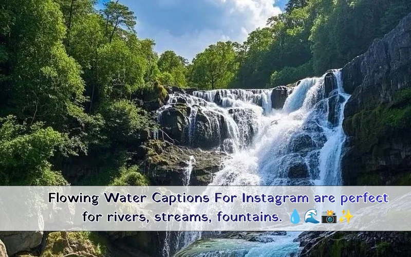 Flowing Water Captions For Instagram