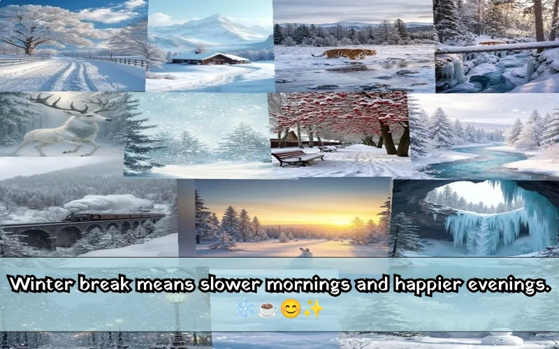 Winter Break Instagram Captions