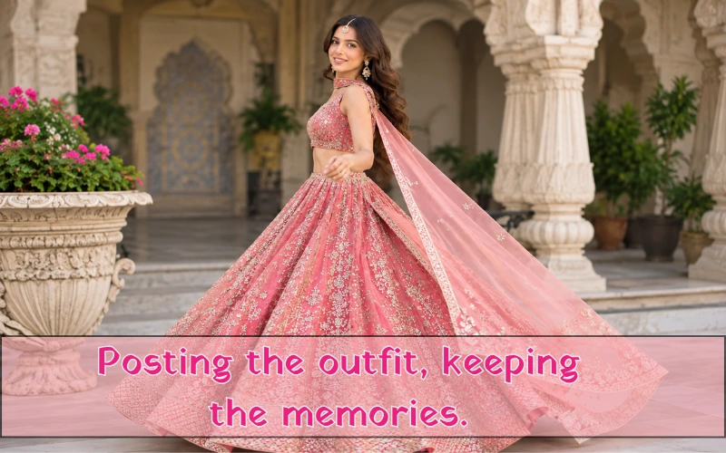 Caption For Lehenga Post On Instagram