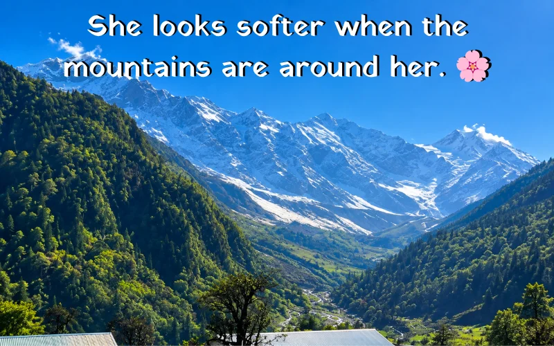 Pahad Captions For Instagram For Girl