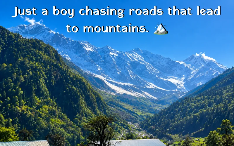 Pahad Captions For Instagram For Boy