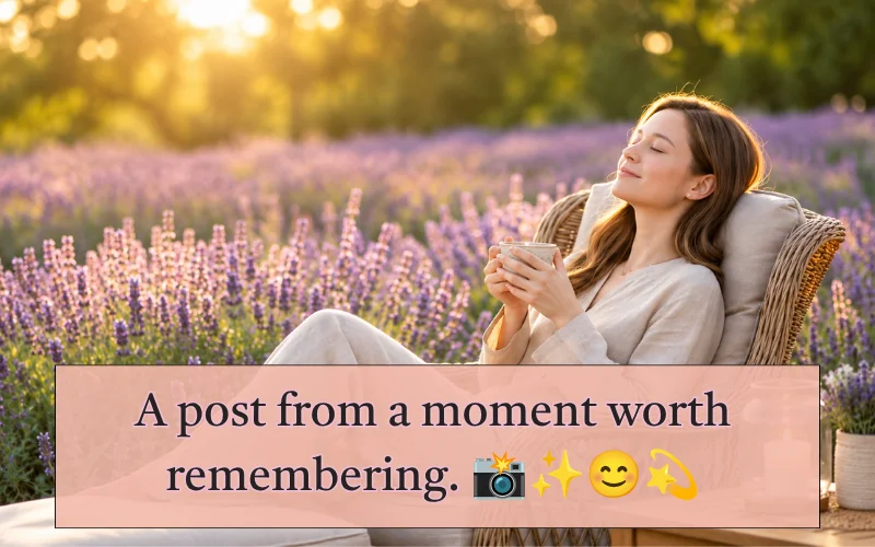 Self Captions For Instagram Post