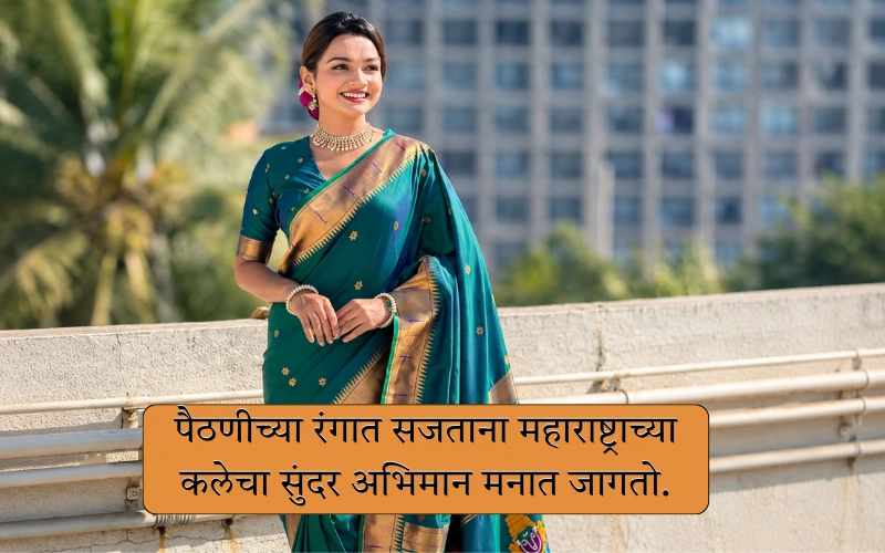 Paithani Saree Captions For Instagram In Marathi