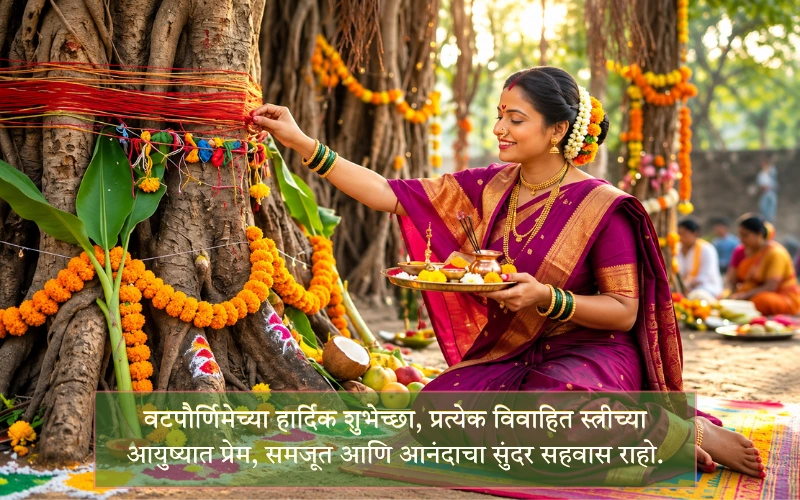 Vat Purnima Wishes In Marathi