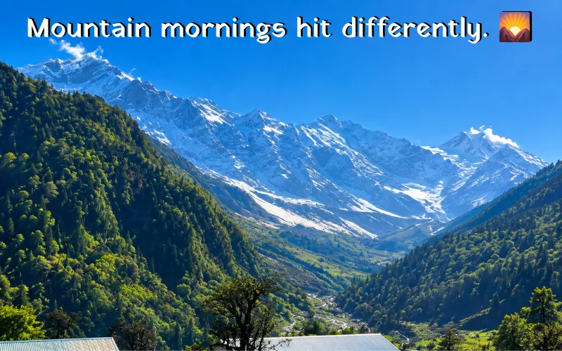 Pahad Captions For Instagram In English