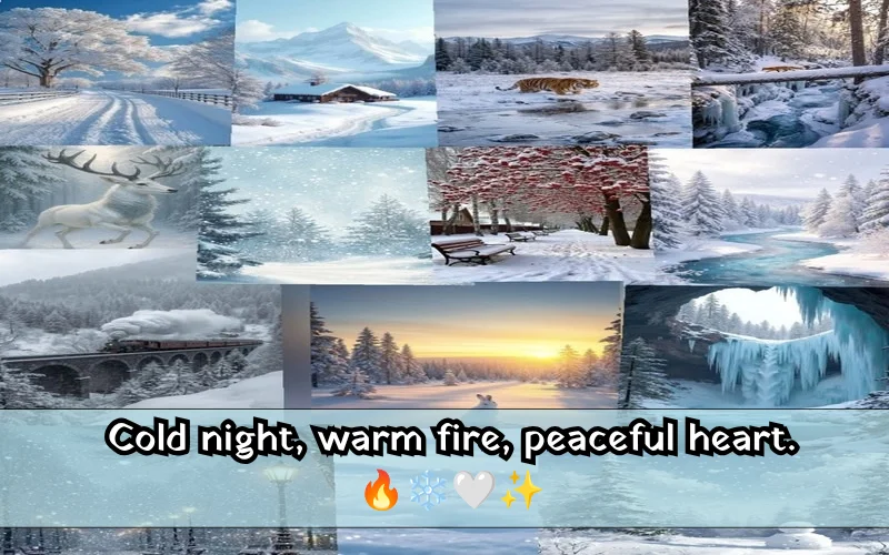 Winter Fire Captions For Instagram