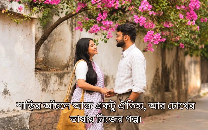 Bengali Captions For Saree