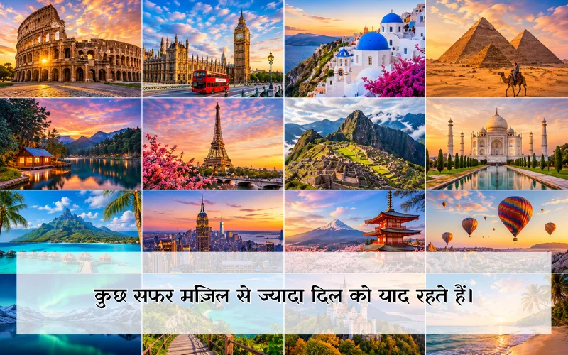 Unique Travel Captions In Hindi
