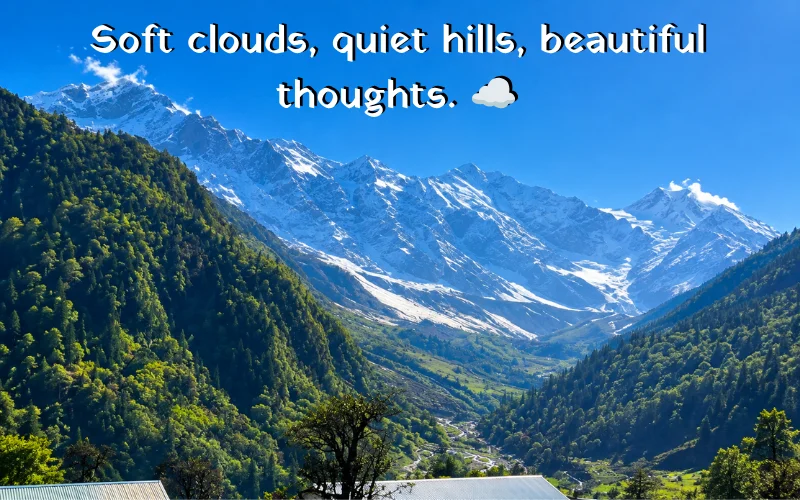 Aesthetic Pahad Captions For Instagram