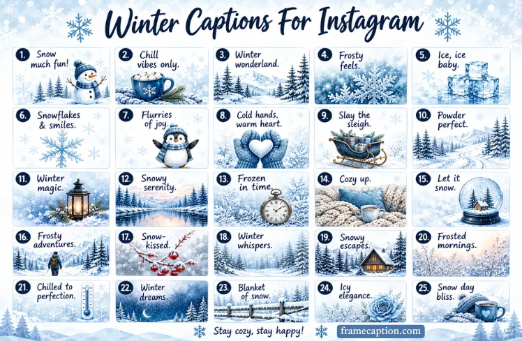 300+ Winter Captions For Instagram: Best Cozy Ideas 300+ Winter Captions For Instagram: Best Cozy Ideas