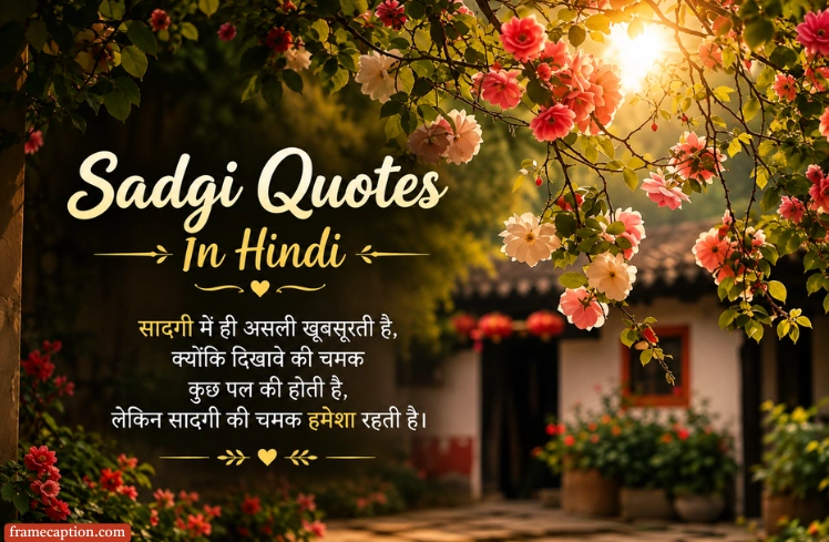 120+ Sadgi Quotes In Hindi | सादगी पर खूबसूरत Quotes & विचार 120+ Sadgi Quotes In Hindi | सादगी पर खूबसूरत Quotes & विचार