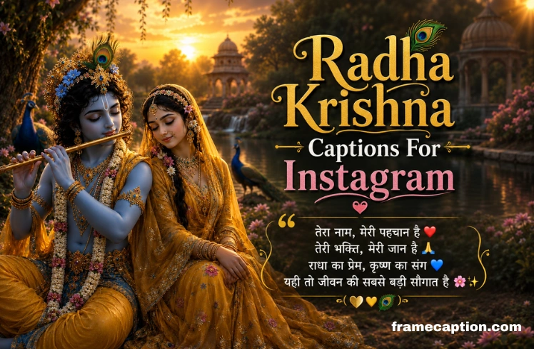 165+ Radha Krishna Captions For Instagram | Frame Caption 165+ Radha Krishna Captions For Instagram | Frame Caption