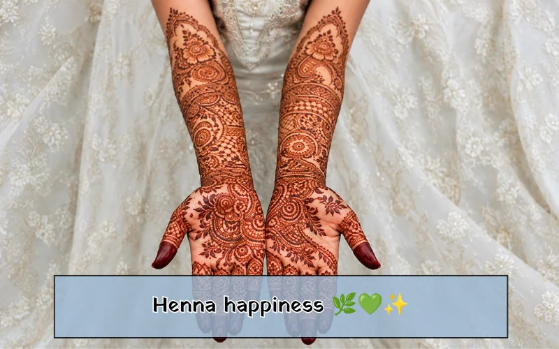 Short Mehndi Captions For Instagram