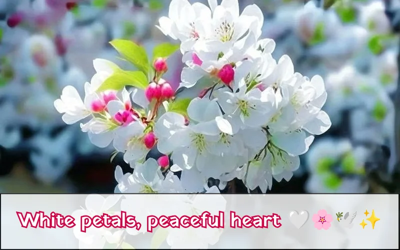 White Flower Captions For Instagram