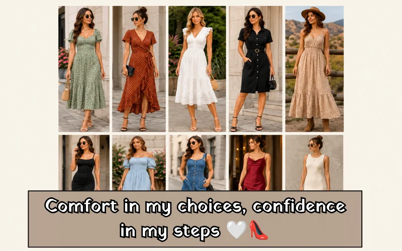 Western Dress Captions For Women