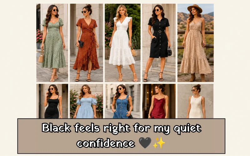 Black Western Dress Captions For Instagram
