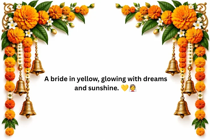 Bride Haldi Captions for Instagram 👰