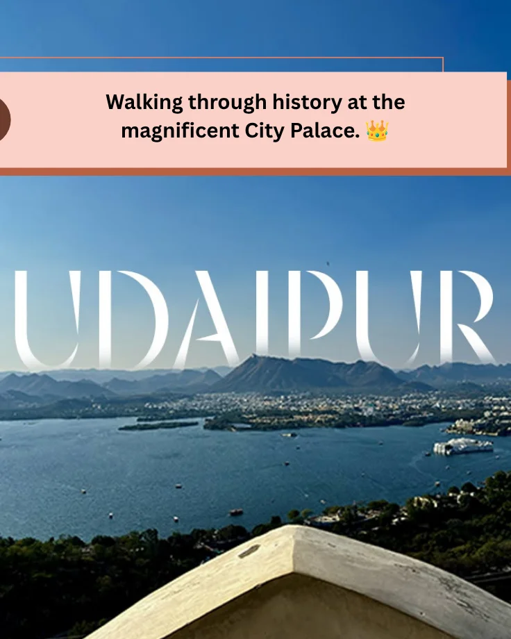 City Palace Udaipur Captions for Instagram
