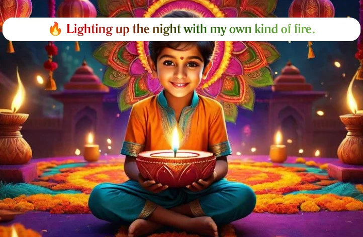 Cool Diwali Captions For Instagram For Boy