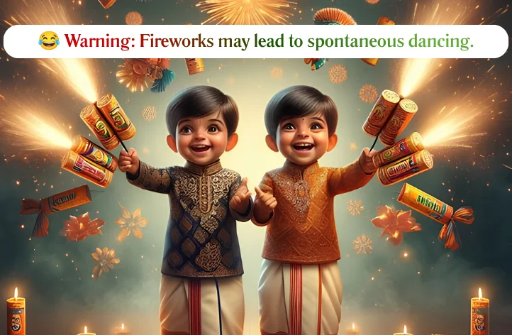 Funny Diwali Captions To Lighten The Mood 
