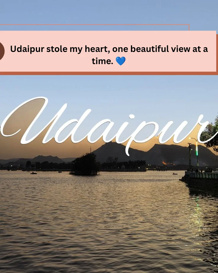 Udaipur Captions for Instagram