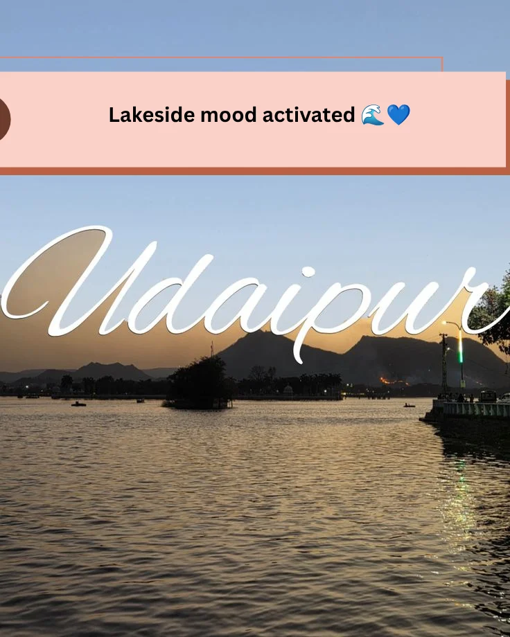 Udaipur Captions for Instagram With Emoji
