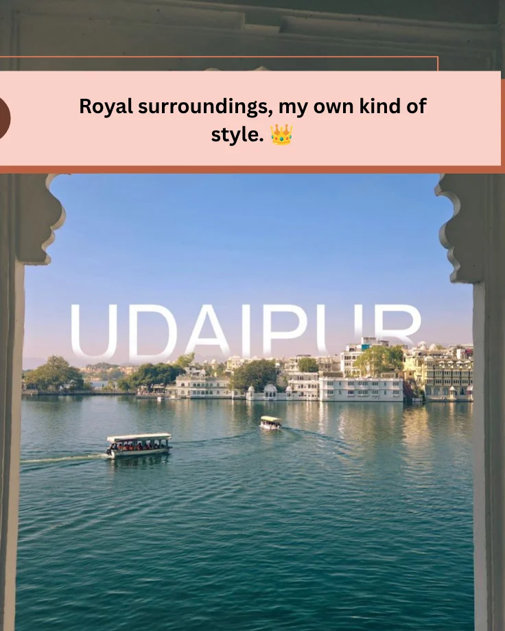 Udaipur Captions for Instagram for Boy